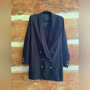 Black Jacket with Gold Buttons